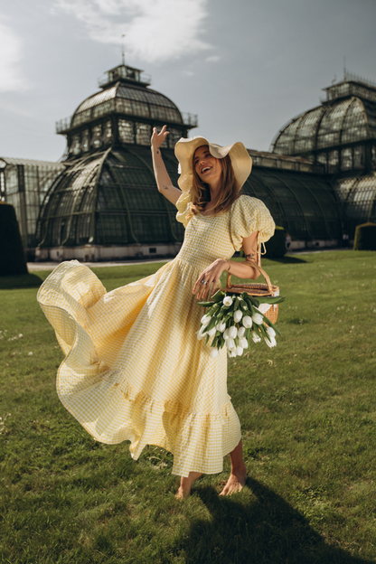 Cottage Dress - Sunflower Yellow