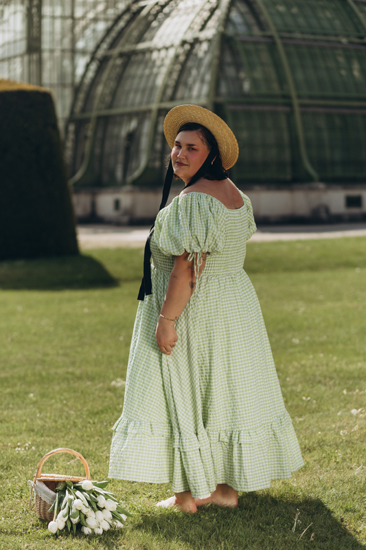 Cottage Dress - Spring Green