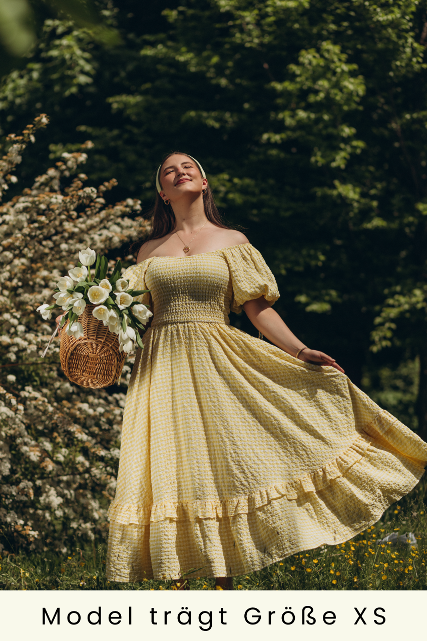 Cottage Dress - Sunflower Yellow