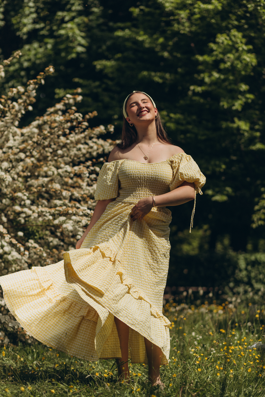 Cottage Dress - Sunflower Yellow