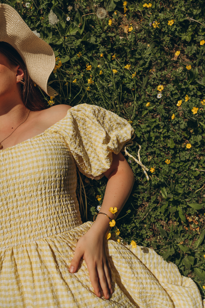 Cottage Dress - Sunflower Yellow