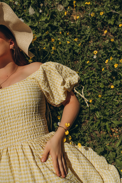 Cottage Dress - Sunflower Yellow