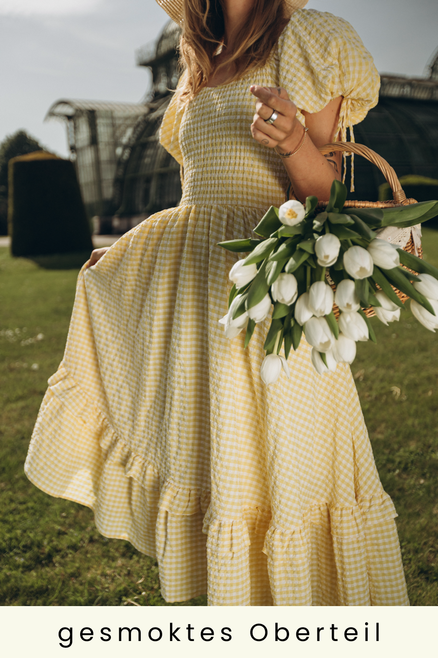 Cottage Dress - Sunflower Yellow