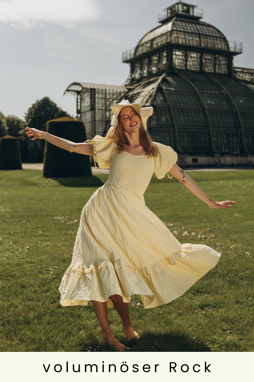 Cottage Dress - Sunflower Yellow