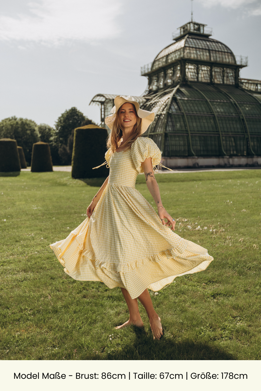Cottage Dress - Sunflower Yellow