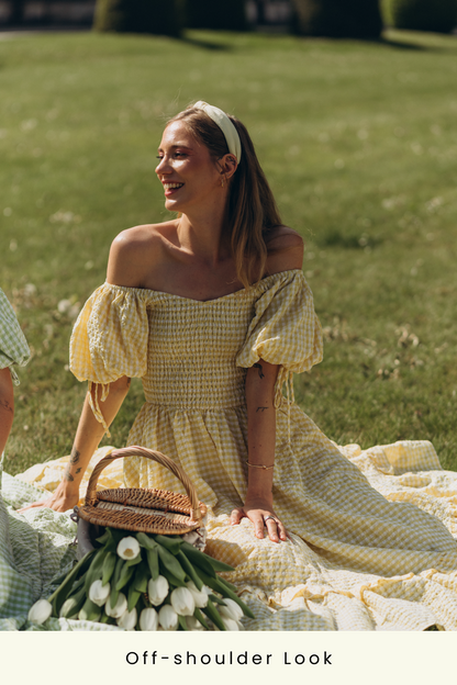 Cottage Dress - Sunflower Yellow