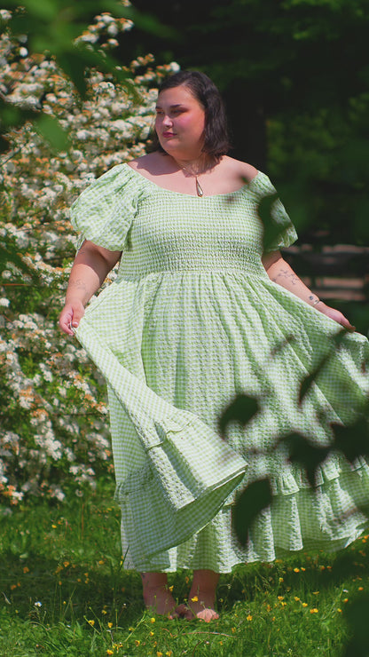Cottage Dress - Spring Green